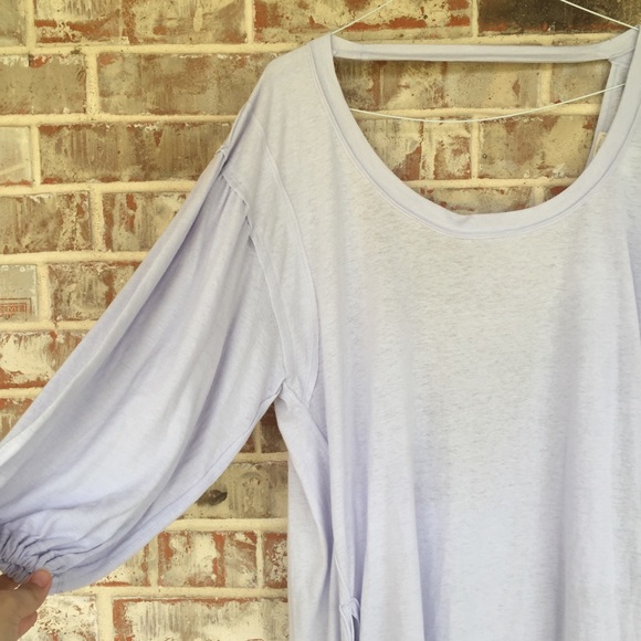 Free People Open Back Lilac Boho High Low Dress L - Picture 9 of 12